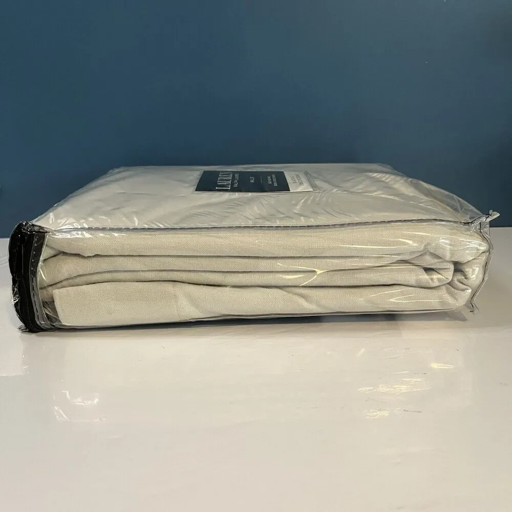 Ralph Lauren Waller Silver Blackout Tab Rod Pocket (1) Single Panel 52”x108”